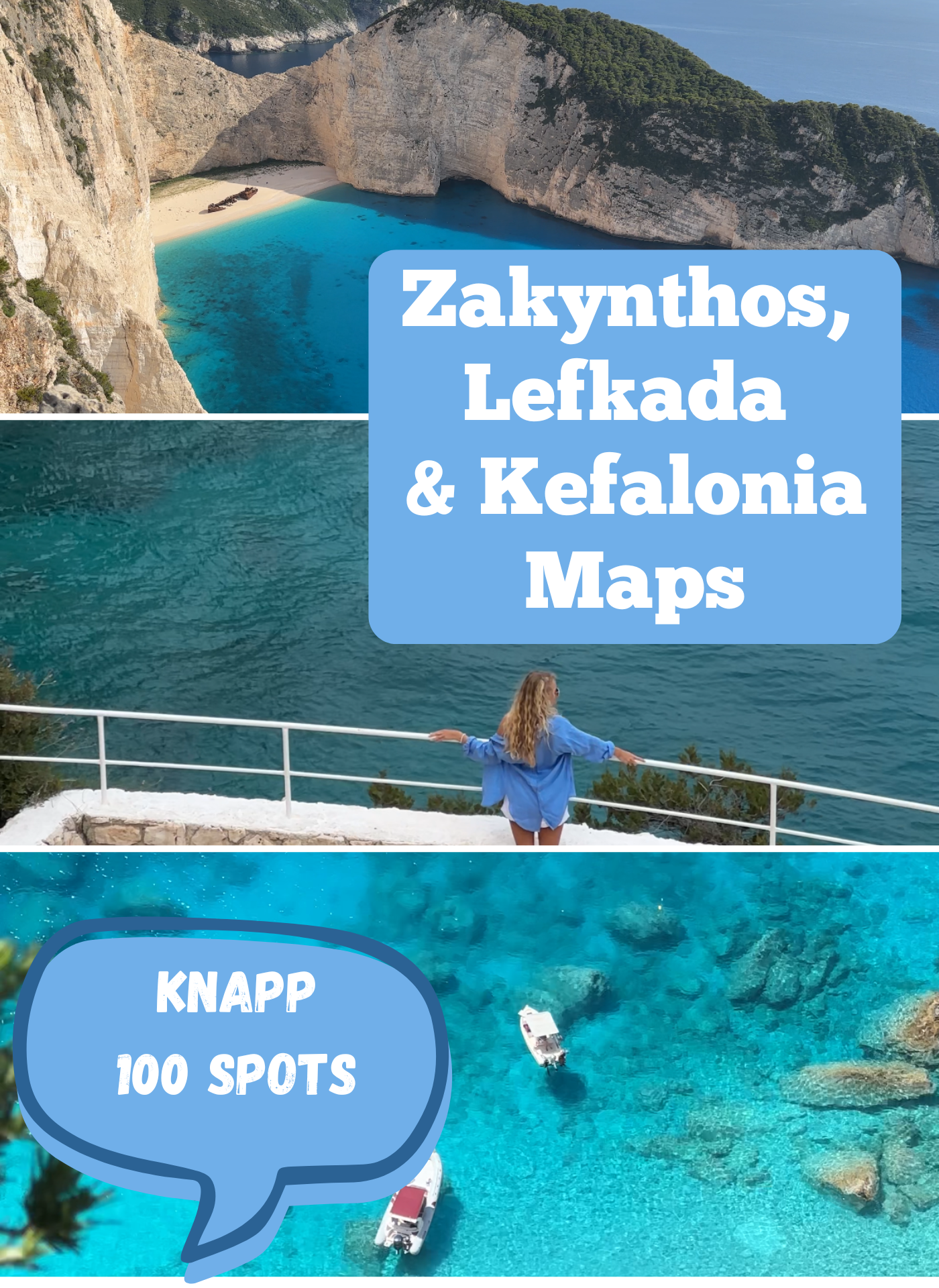 3 griechische Inseln Maps