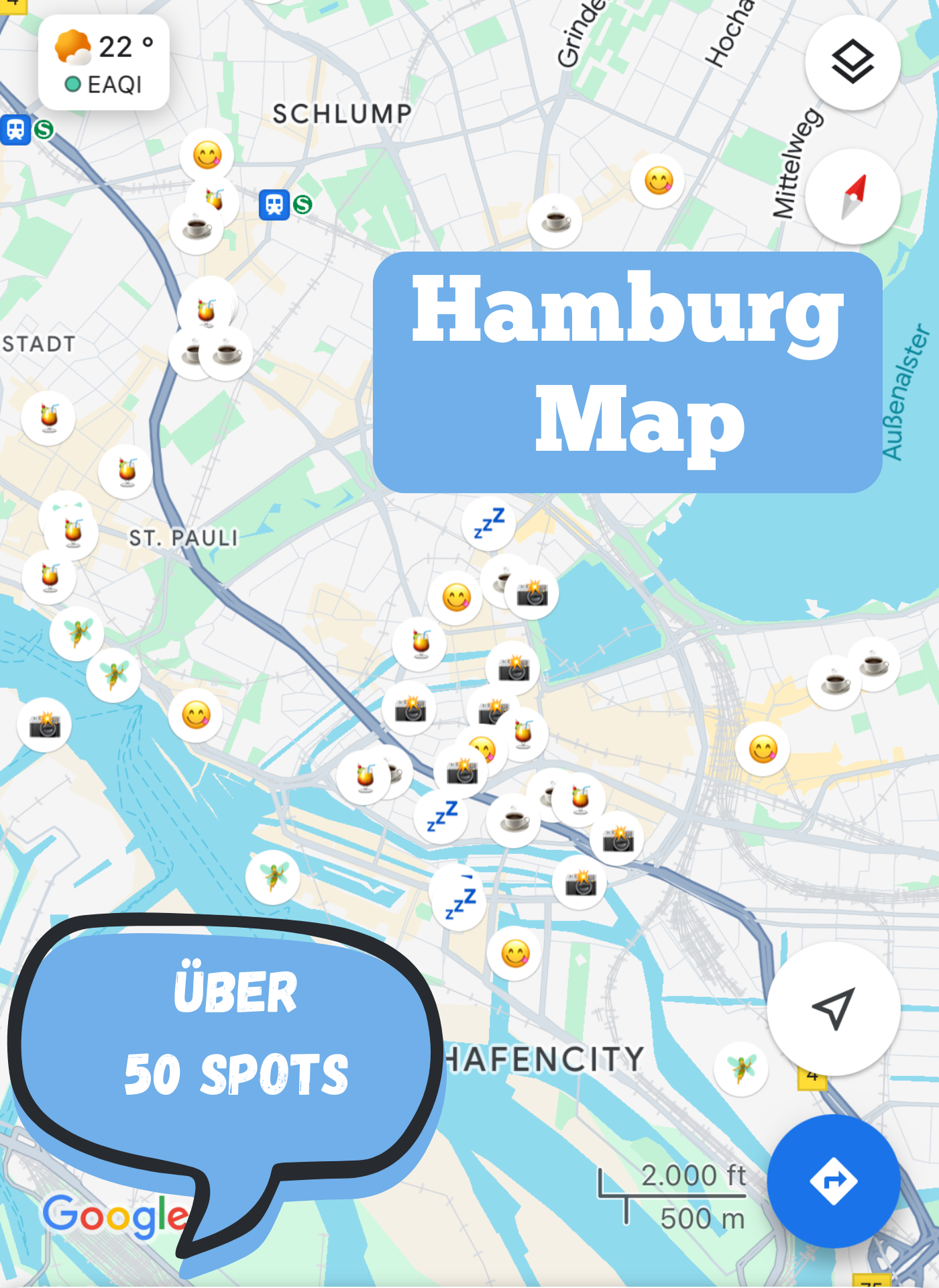 Hamburg Map